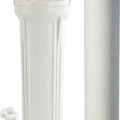 AQUAKNOT Pre-Filter Housing 10" INCH With Spun Filter, Extra Filter Suitable for All RO Water Purifiers/Filter/RO System Wound Filter Cartridge