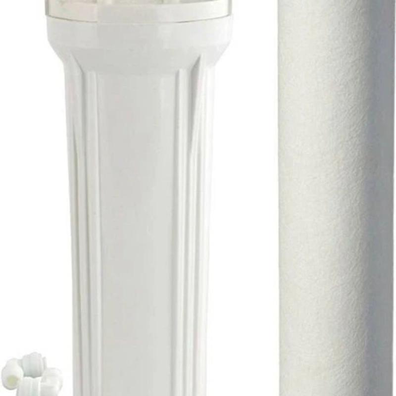 AQUAKNOT Pre-Filter Housing 10" INCH With Spun Filter, Extra Filter Suitable for All RO Water Purifiers/Filter/RO System Wound Filter Cartridge