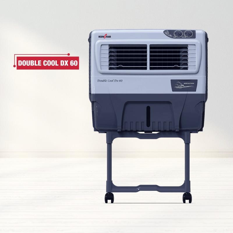 Kenstar Double Cool Dx Air Cooler - 60L, Grey Colour